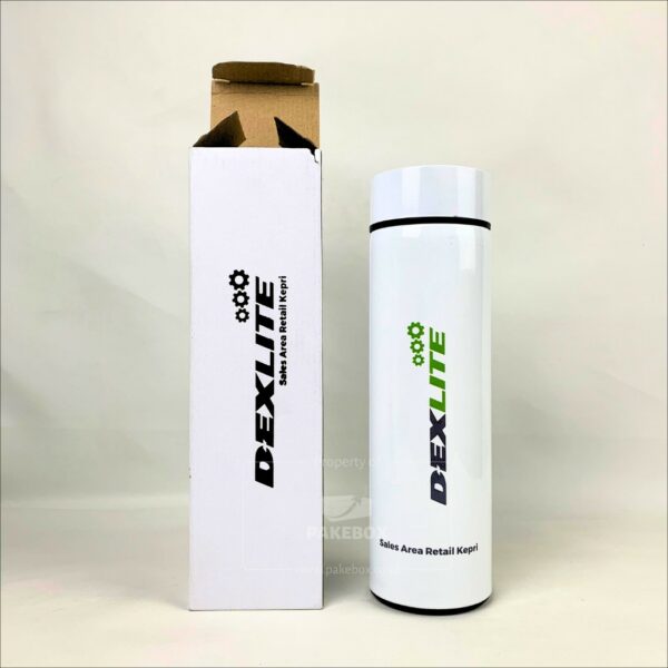 Packaging Box Bottle Tumbler Berbahan Softbox Dengan Logo 2