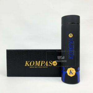 Packaging Box Bottle Tumbler Warna Hitam Dengan Logo 1