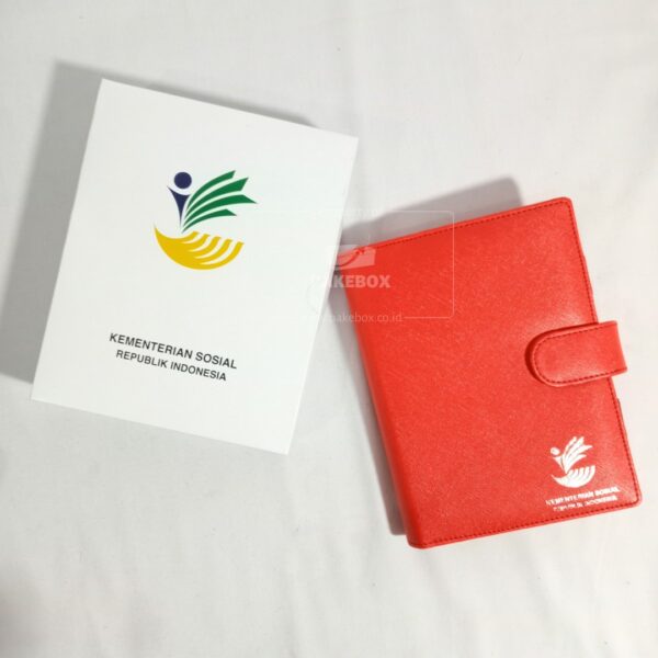 Packaging Box Untuk Buku Agenda Dengan Logo Perusahaan 1