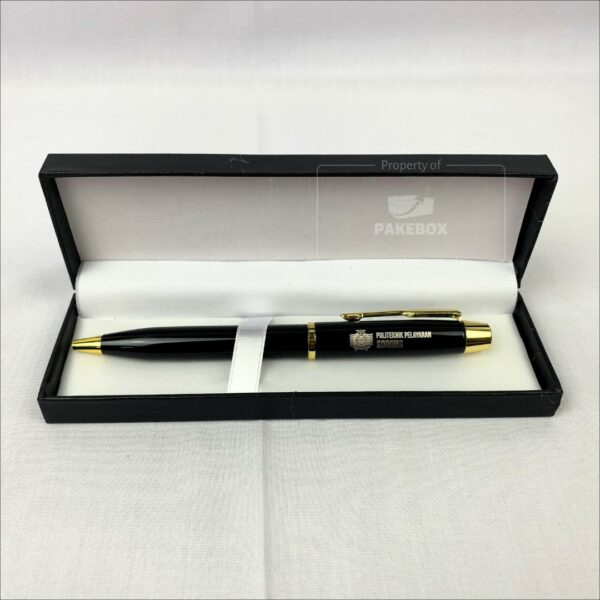 Packaging Box Pulpen Warna Hitam Berisi Pulpen 2