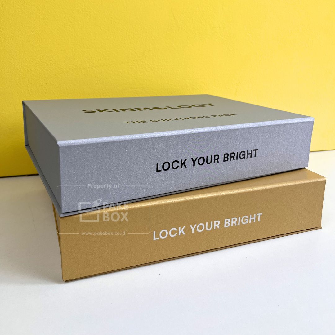 Packaging Box Produk Makeup Skincare Skinmology Model Hardbox Magnet Dengan Partisi (4)
