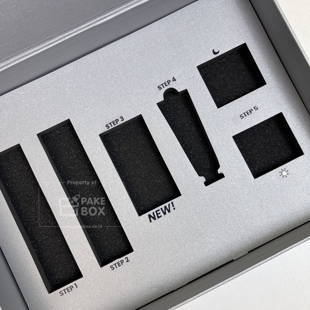 Packaging Box Produk Makeup Skincare Skinmology Model Hardbox Magnet Dengan Partisi (6)