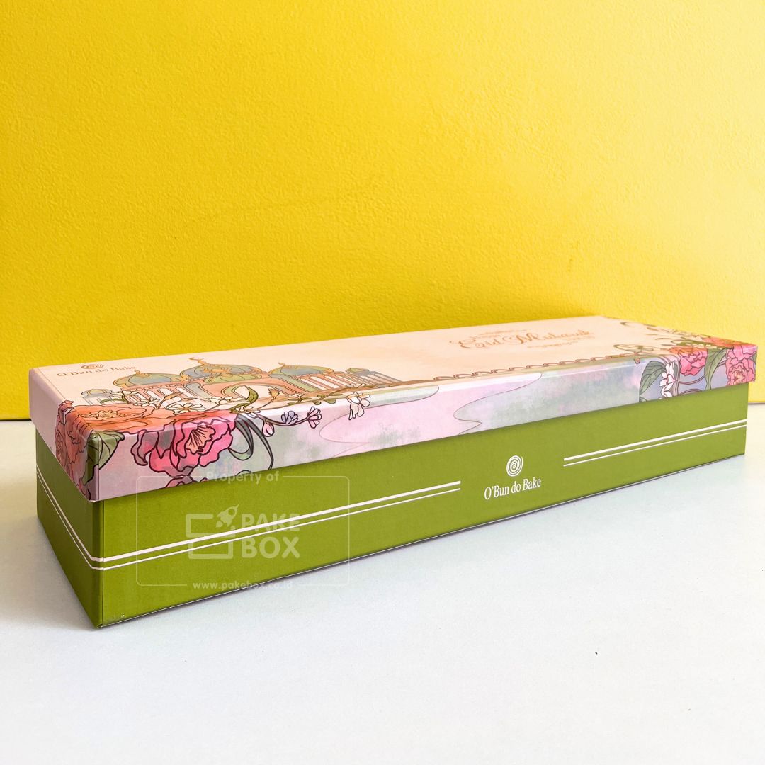 Packaging Cookies Obun Do Bake Berbahan Hardbox Model Tutup Buka Top & Base Box Custom (1)