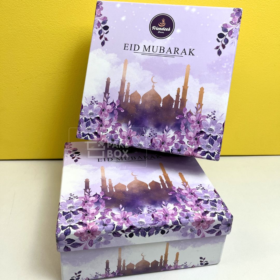 Packaging Gift Idul Fitri Friendeed Dengan Desain Grafis Custom dan Model Hardbox Tutup Buka Atas (2)