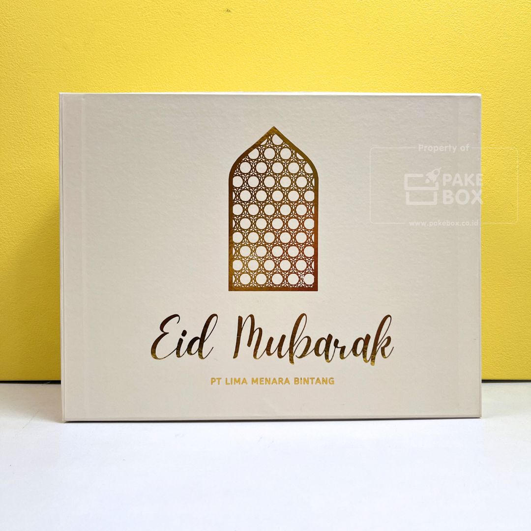 Packaging Gift Spesial Idul Fitri Lima Menara Bintang Hardbox Dengan Magnet (1)