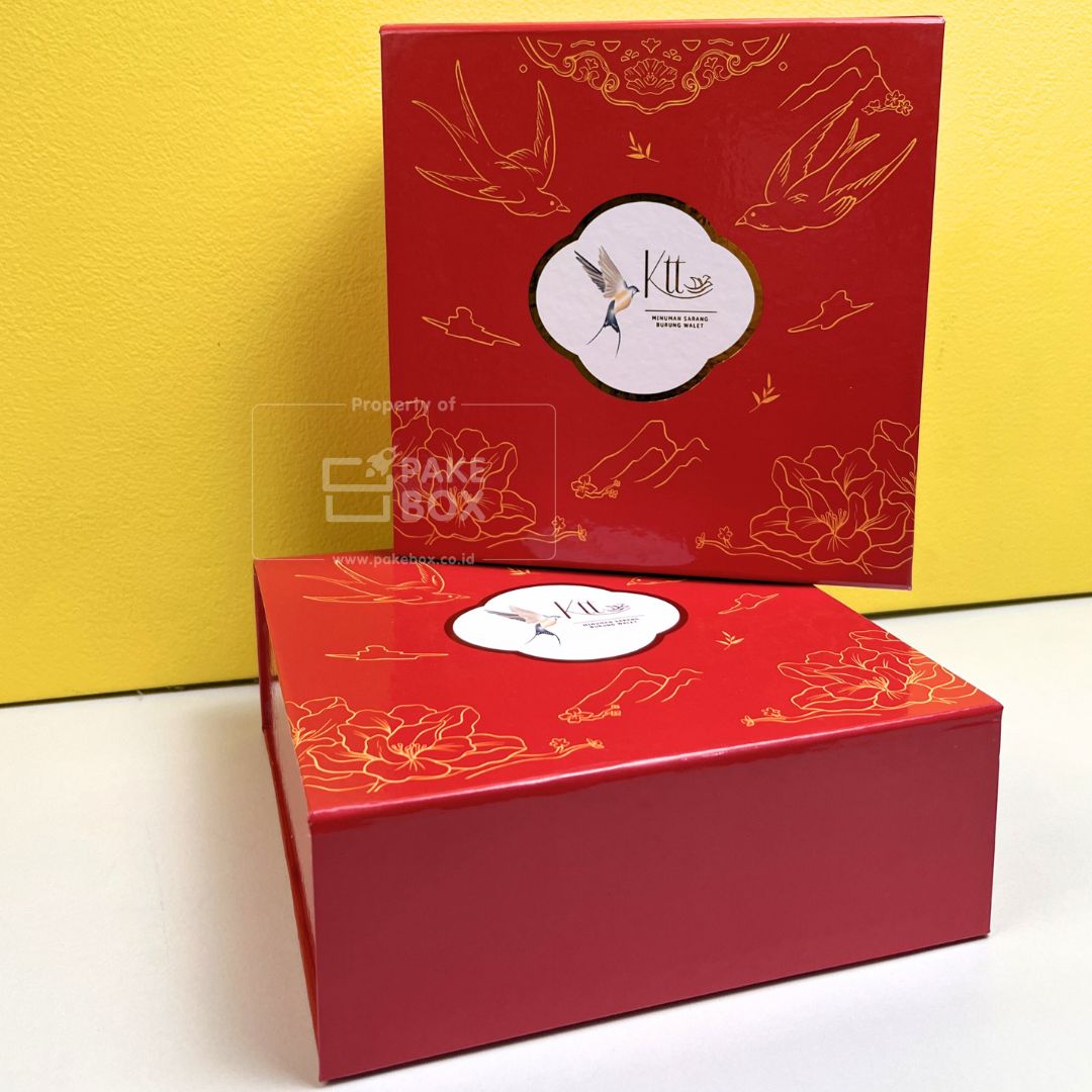 Packaging Hardbox Model Pengunci Magnet Untuk Produk Makanan KTT Sarang Burung Walet (1)